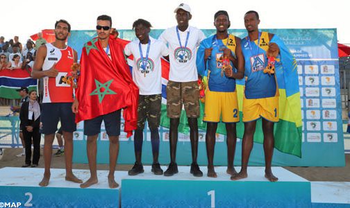 Jeux africains-2019 (Beach volley/Messieurs): La sélection nationale décroche la médaille d’argent