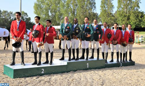 Jeux africains-2019/Sports équestres : Le Maroc remporte la médaille d’or du saut d’obstacles par équipe