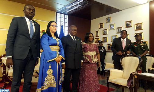 L’ambassadeur du Maroc au Ghana présente ses lettres de créance au président Nana Akufo Addo
