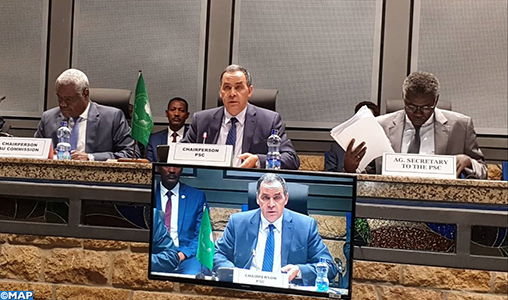 L’interaction entre le Conseil de paix et de sécurité de l’Union africaine et la Commission de l’UA au centre d’une réunion sous la Présidence marocaine du Conseil