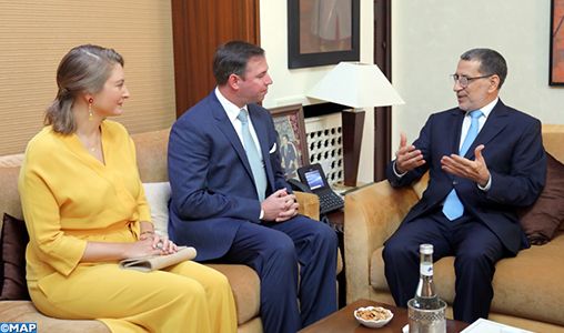 Economie: Le Grand-Duc héritier de Luxembourg satisfait des perspectives de partenariat avec le Maroc
