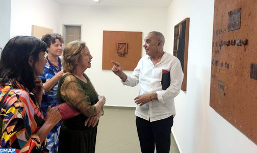 Vernissage à Brasília d’une exposition du plasticien marocain Hassan Bourkia