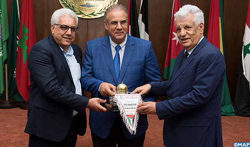 Cérémonie à l’Agence Bayt Mal Alqods Acharif en l’honneur du club Hilal Al-Quds
