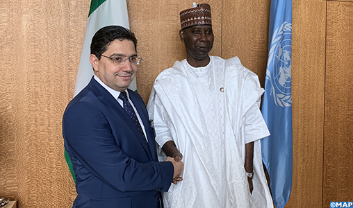 M. Bourita tient une réunion à New York avec le président de l’Assemblée générale de l’ONU