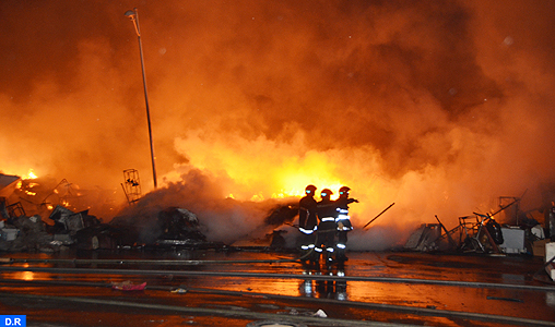 Agadir : Incendie au marché aux puces “Sidi Youssef” (autorités locales)