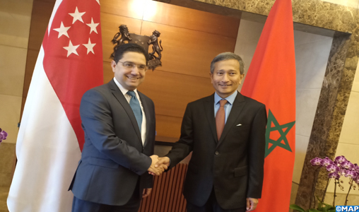 Le développement des relations bilatérales au centre d’un entretien entre M. Bourita et son homologue singapourien
