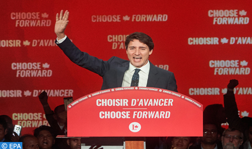 Canada: Justin Trudeau réélu pour un second mandat à la tête de l’exécutif