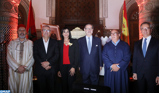 La Consule Honoraire d’Espagne à Marrakech, Mme Khadija El Gabsi, décorée de la Croix de l’Ordre de Isabel La Católica du Royaume d’Espagne