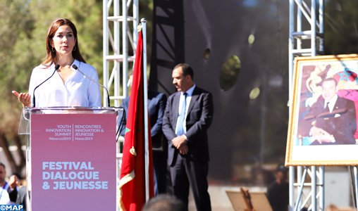 Ouverture à Rabat du Festival Dialogue & Jeunesse en présence de SAR la princesse Mary de Danemark