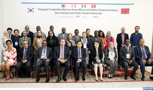 Clôture à Casablanca de la 2ème session de formation de la coopération triangulaire Maroc-Corée du Sud-Afrique