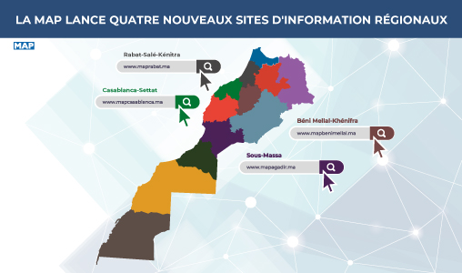 La MAP lance quatre nouveaux sites d’information régionaux