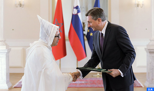 L’ambassadeur du Maroc en Slovénie remet ses lettres de créance au président Borut Pahor