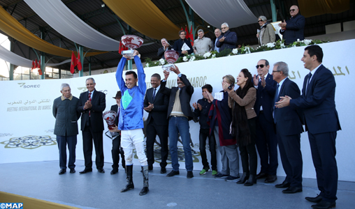 Le cheval Can vocifer remporte le GP de SM le Roi Mohammed VI du pur-sang anglais