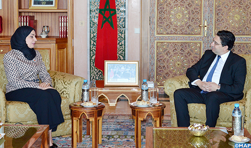 M. Bourita s’entretient à Rabat avec la présidente du Conseil des représentants du Bahreïn