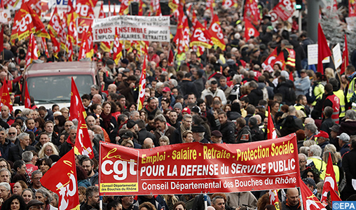 France: journée de grève contre la réforme des retraites