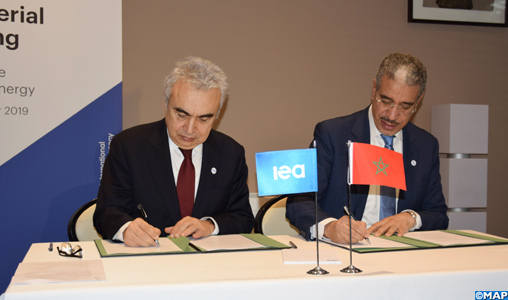 Paris: Le Maroc et l’AIE signent un Programme de travail conjoint pour la période 2020-2021