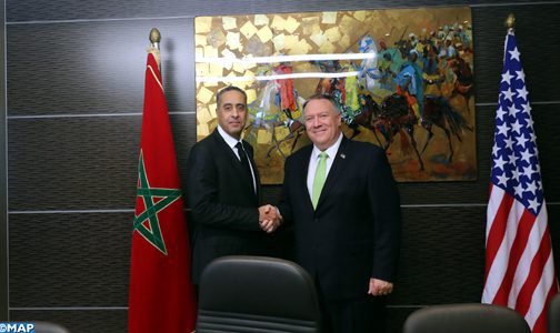 M. Abdellatif Hammouchi s’entretient avec le secrétaire d’Etat Américain