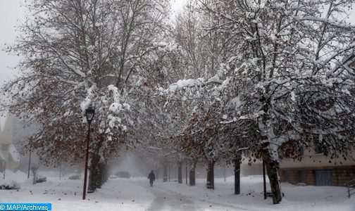 Chutes de neige et rafales de vent parfois fortes lundi et mardi dans plusieurs provinces du Royaume
