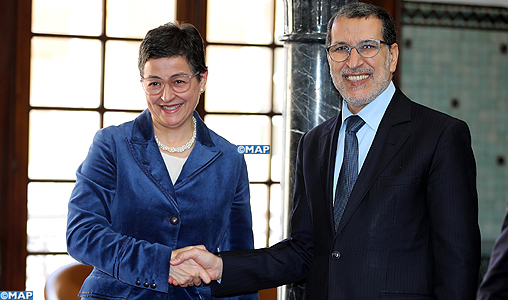 M. El Otmani s’entretient à Rabat avec la ministre espagnole des AE, de l’UE et de la coopération