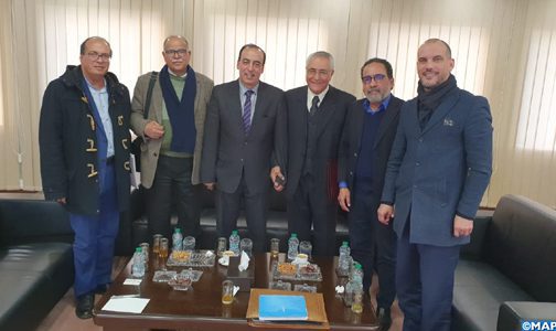M. Abyaba reçoit une délégation du comité préparatoire du congrès extraordinaire de l’Union des écrivains du Maroc
