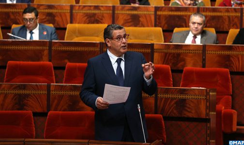 Chambre des représentants: Principaux points de l’intervention de M. Akhannouch