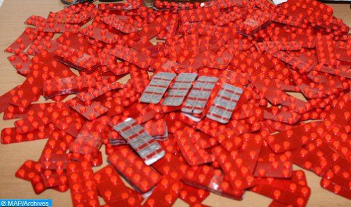 Oujda: Saisie de 50.000 comprimés d’Ecstasy