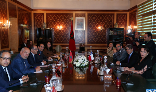 Le rôle de la diplomatie parlementaire dans la promotion des relations bilatérales au centre d’entretiens maroco-chiliens à Rabat