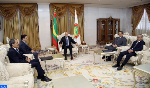 M. Bourita reçu à Nouakchott par le président mauritanien