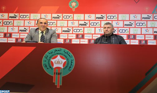 Présentation à Rabat des entraîneurs engagés pour prendre les commandes des différentes équipes nationales de football