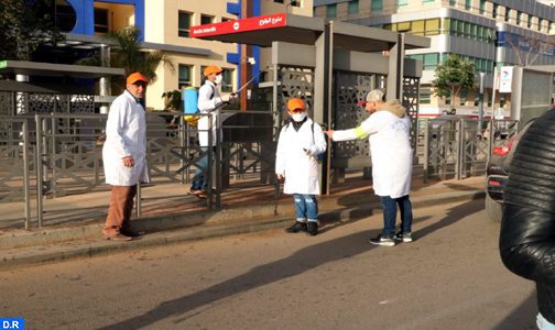 Casablanca: Campagne de désinfection des lieux publics à Ain Chock