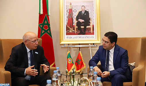 M. Bourita s’entretient à Marrakech avec son homologue portugais