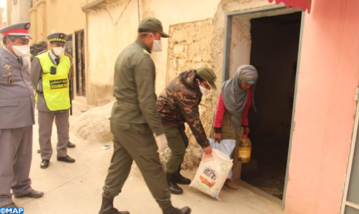 Covid- 19 : Distribution à Khénifra de denrées alimentaires au profit de 1000 familles à faible revenu