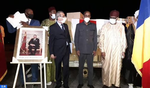 Arrivée à N’Djaména de l’aide médicale marocaine destinée au Tchad