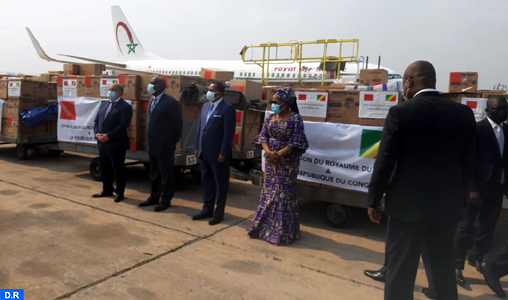 Covid-19 : Arrivée à Brazzaville de l’aide médicale marocaine destinée à la République du Congo