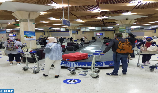 Marocains bloqués à l’étranger : 303 personnes regagnent le Royaume via l’aéroport Agadir-Al Massira