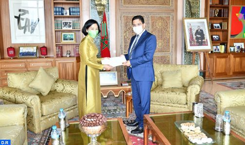 M. Bourita reçoit  le nouvel ambassadeur du Vietnam