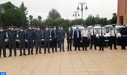 El Kelâa des Sraghna : Remise de 11 nouvelles voitures de service au profit de la Sûreté Nationale et de la Gendarmerie Royale