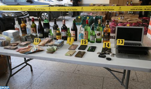 Fès : Saisie de plus de 5.000 bouteilles de boissons alcoolisées