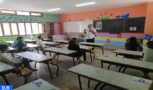 Essaouira : Une rentrée scolaire exceptionnelle dans le respect scrupuleux des mesures préventives et sanitaires