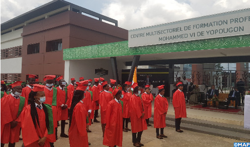 Abidjan : Le Centre multisectoriel “Mohammed VI” célèbre sa 1ère promotion