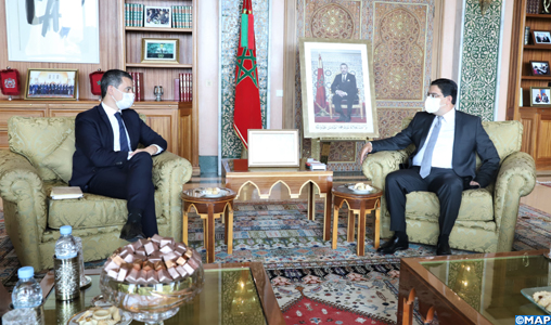 M. Bourita s’entretient avec le ministre français de l’Intérieur