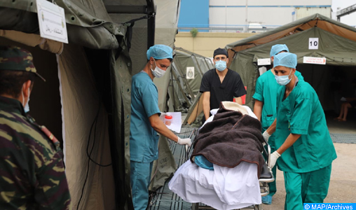 Mission accomplie par l’Hôpital Médico-Chirurgical de Campagne déployé par les FAR à Beyrouth/Liban (source militaire)