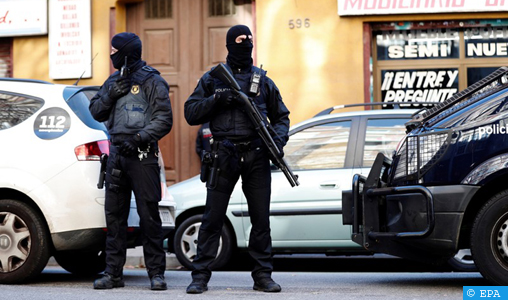 Démantèlement d’une cellule terroriste avec la collaboration du Maroc (police espagnole)