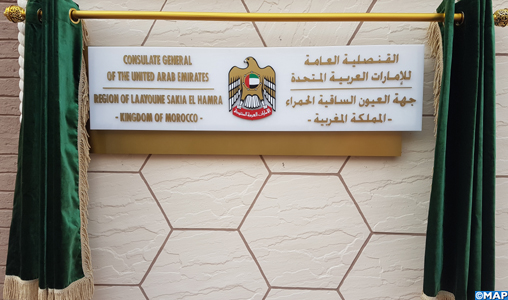 L’ouverture d’un consulat général des Émirats arabes unis à Laâyoune s’inscrit dans le contexte des relations fortes existant entre les deux pays (journal)
