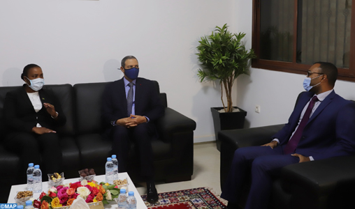 A Laâyoune, la chef de la diplomatie santoméenne se félicite des relations multidimensionnelles avec le Maroc