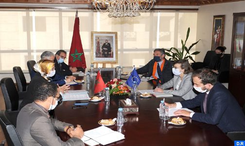 Insertion des immigrés : Mme El Ouafi et l’Ambassadeur de l’UE au Maroc se félicitent du niveau de coopération