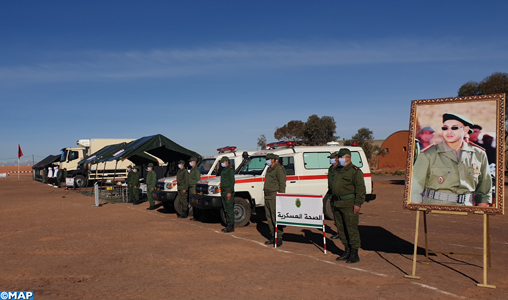 Ouarzazate : les FAR à pied d’œuvre pour apporter secours et assistance aux populations touchées par les vagues de froid