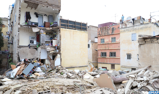 Casablanca: effondrement d’une maison menaçant ruine et inoccupée à l’ancienne médina (autorités locales)
