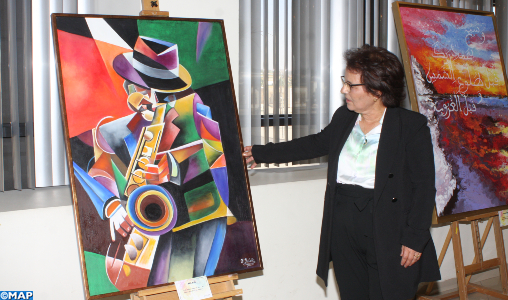 Oujda : Première exposition individuelle de l’artiste peintre Fatiha Rabhi