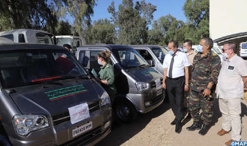 INDH: Remise à Khouribga de 10 pick-up au profit d’une coopérative de transport